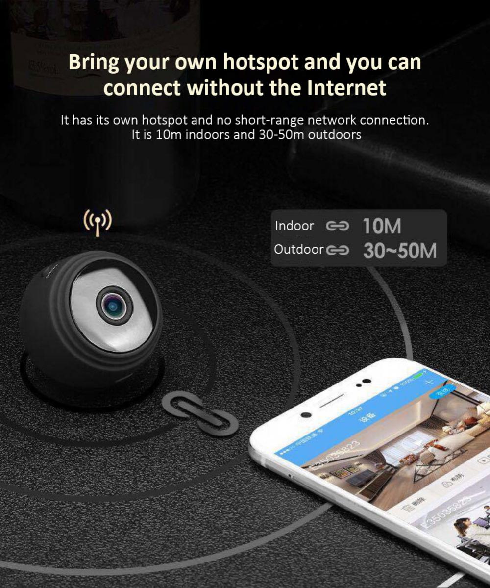 A9 1080P Tuya Smart Life Mini IP Camera WIFI Security Home House Nanny Video Surveillance CCTV Indoor Wireless Surveillance Cam