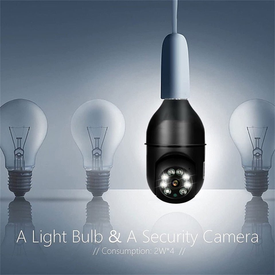 5G Wifi E27 Bulb Surveillance Camera
